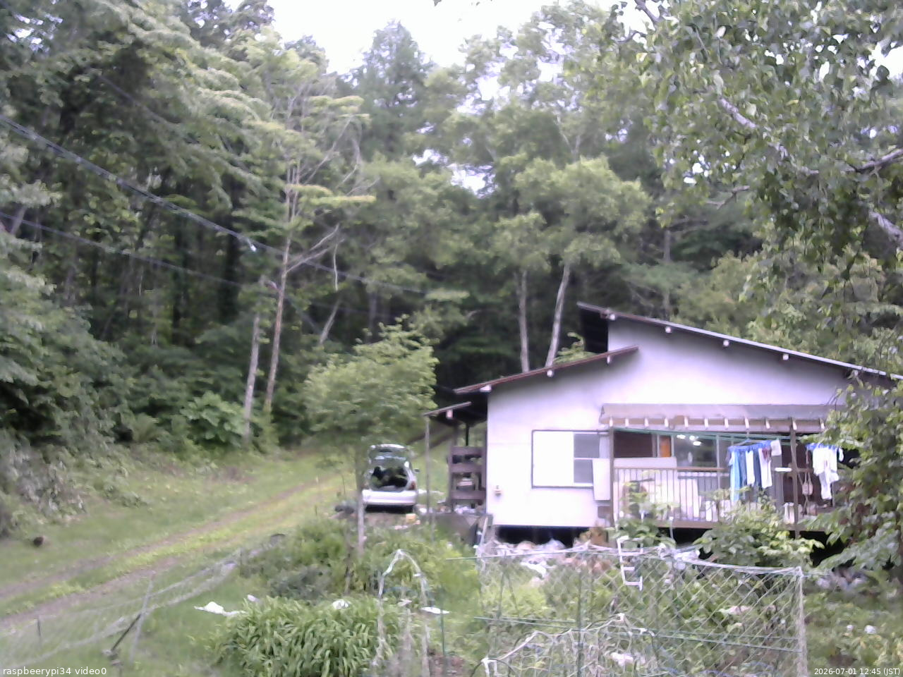 長野県菅平高原 ゆたか山荘 西側(坂上) 2026/07/01 12:45
