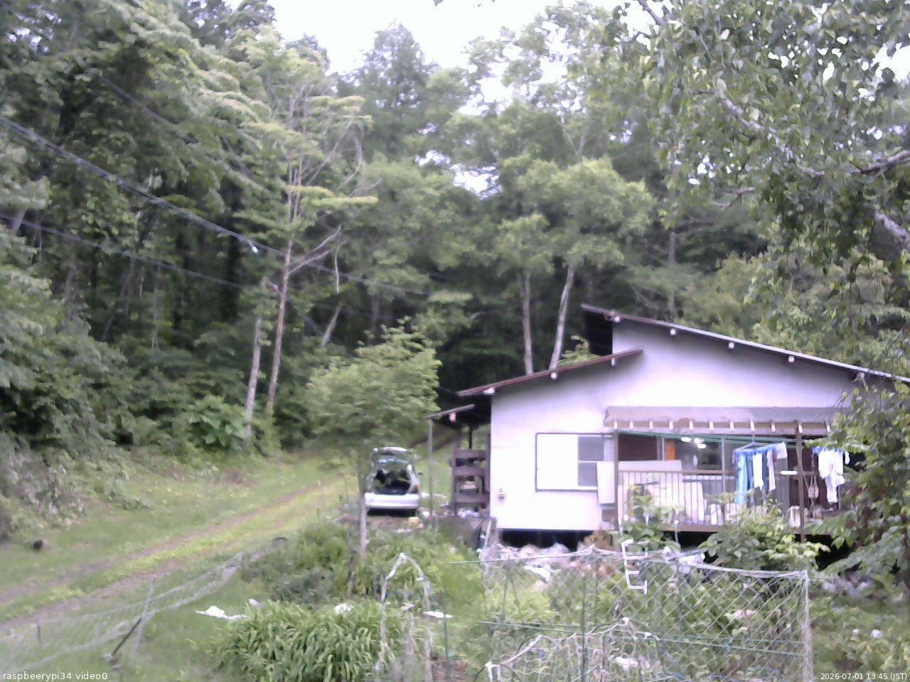 長野県菅平高原 ゆたか山荘 西側(坂上) 2026/07/01 13:45
