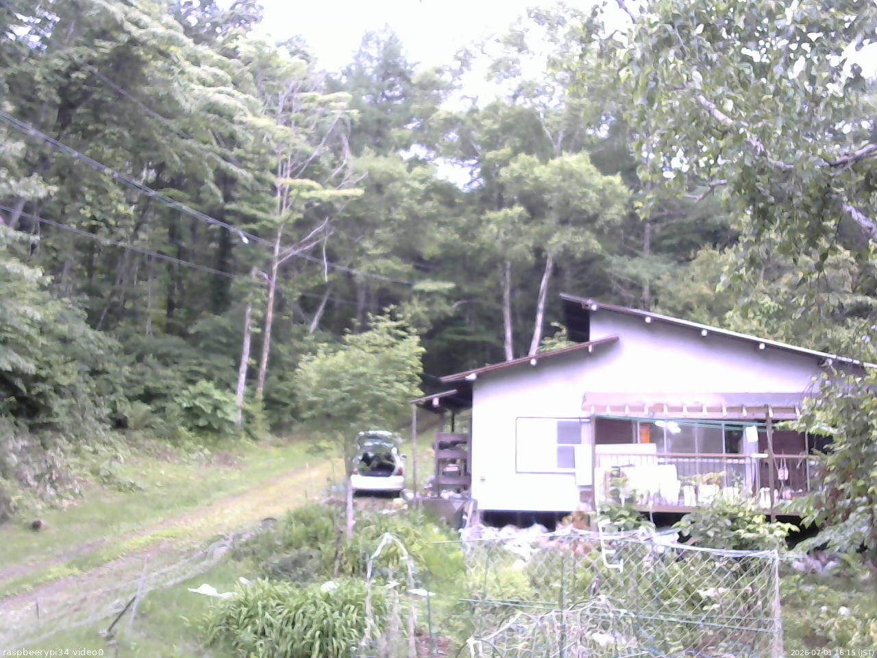 長野県菅平高原 ゆたか山荘 西側(坂上) 2026/07/01 16:15