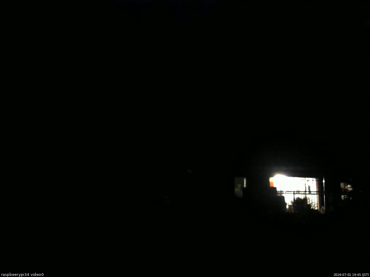 長野県菅平高原 ゆたか山荘 西側(坂上) 2026/07/01 19:45