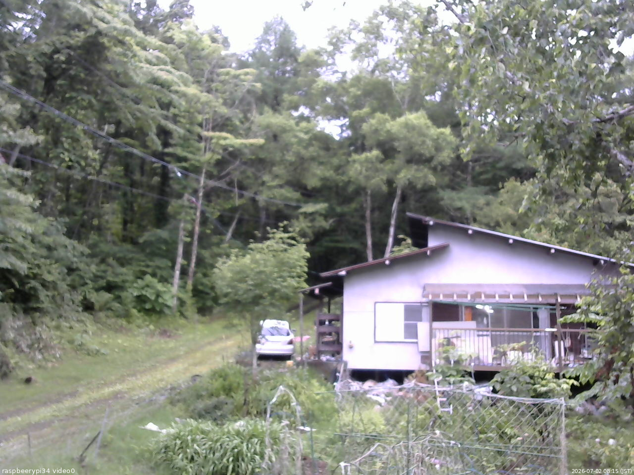 長野県菅平高原 ゆたか山荘 西側(坂上) 2026/07/02 08:15