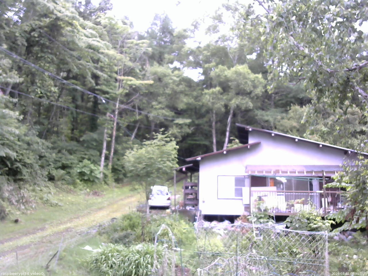 長野県菅平高原 ゆたか山荘 西側(坂上) 2026/07/02 08:30