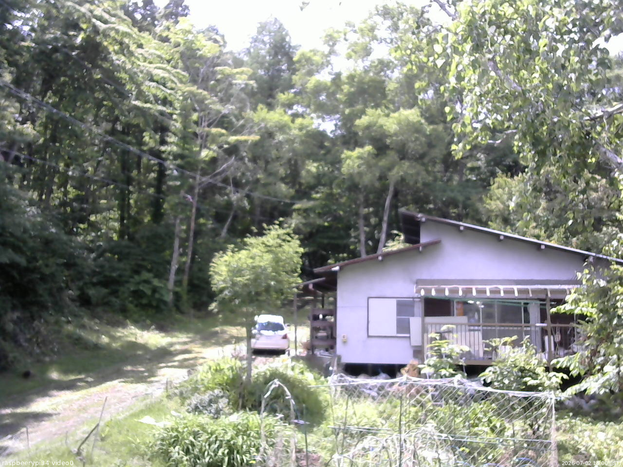 長野県菅平高原 ゆたか山荘 西側(坂上) 2026/07/02 13:00