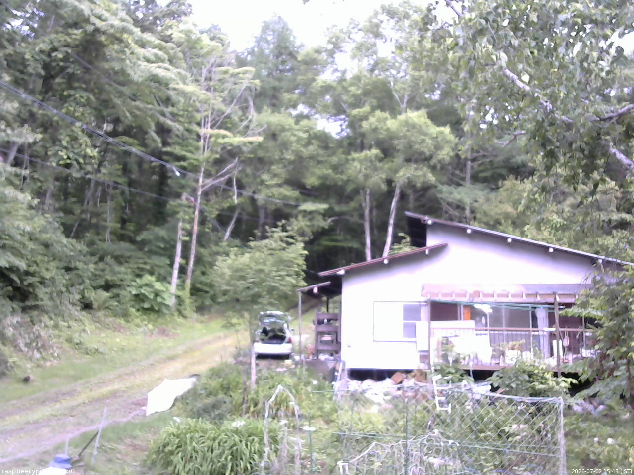 長野県菅平高原 ゆたか山荘 西側(坂上) 2026/07/02 15:45