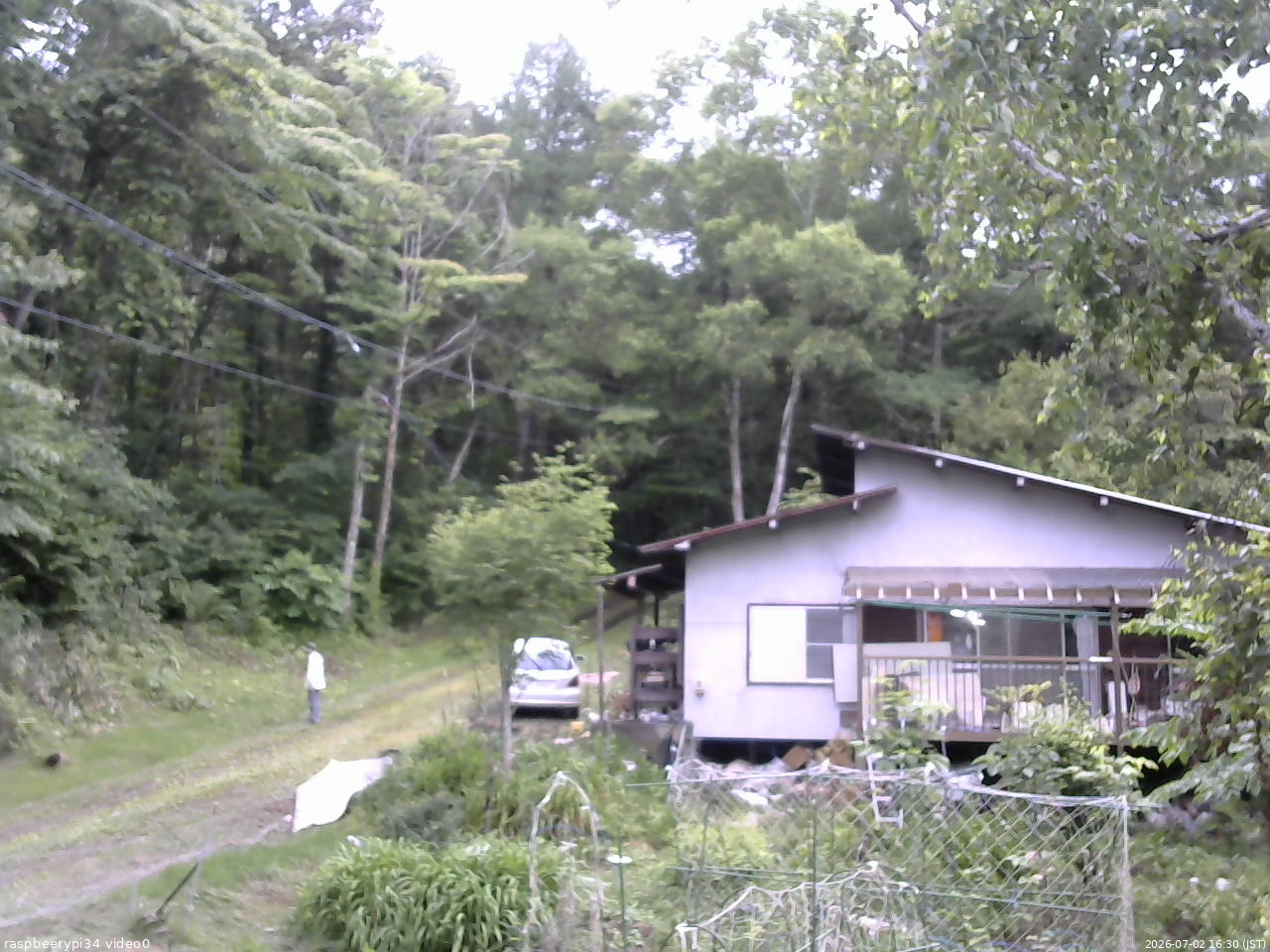 長野県菅平高原 ゆたか山荘 西側(坂上) 2026/07/02 16:30