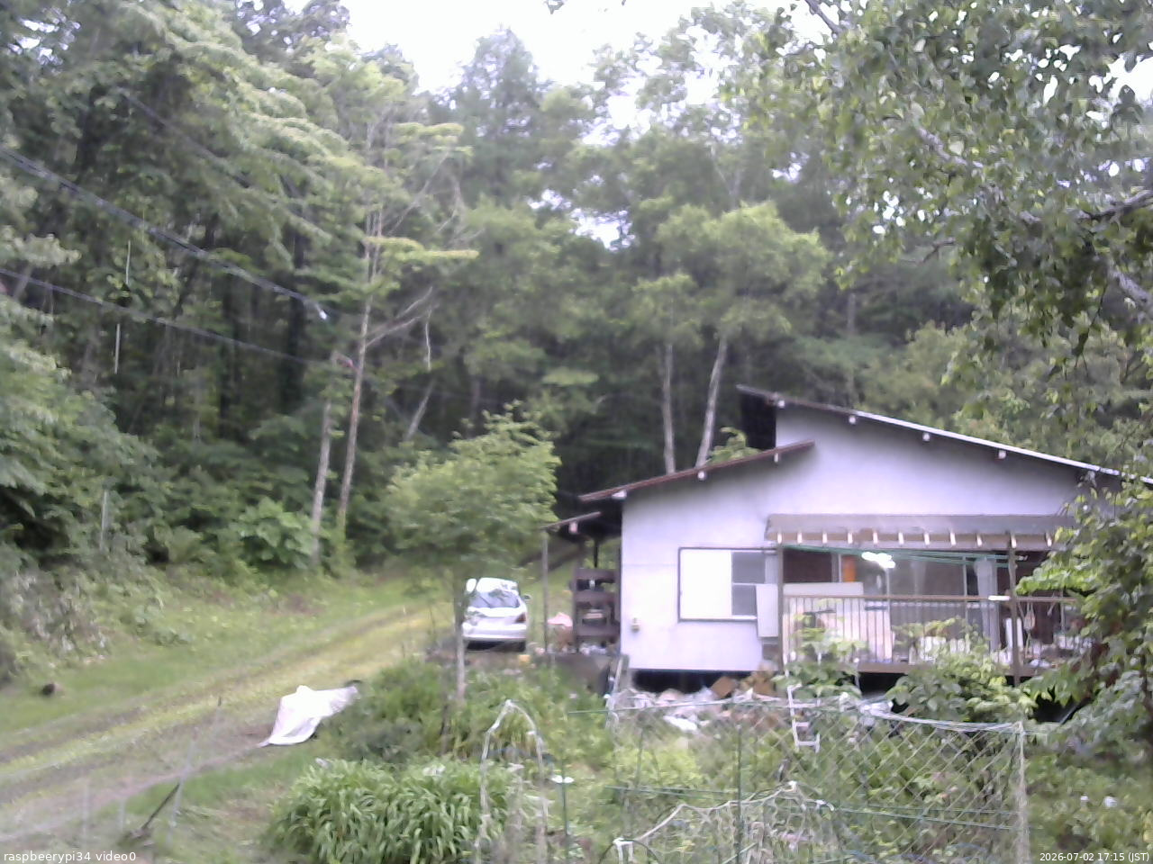 長野県菅平高原 ゆたか山荘 西側(坂上) 2026/07/02 17:15
