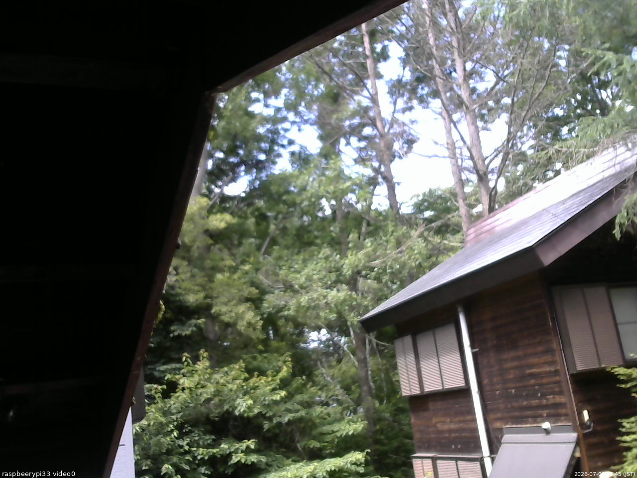 長野県菅平高原 ゆたか山荘 北側 2026/07/03 13:45