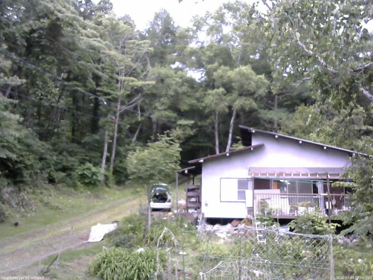 長野県菅平高原 ゆたか山荘 西側(坂上) 2026/07/03 10:15