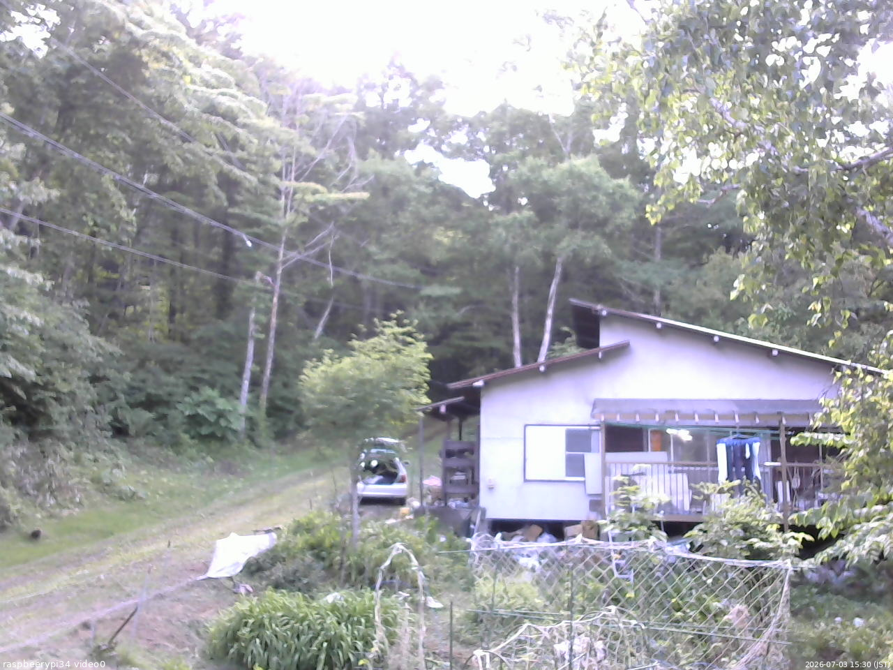 長野県菅平高原 ゆたか山荘 西側(坂上) 2026/07/03 15:30