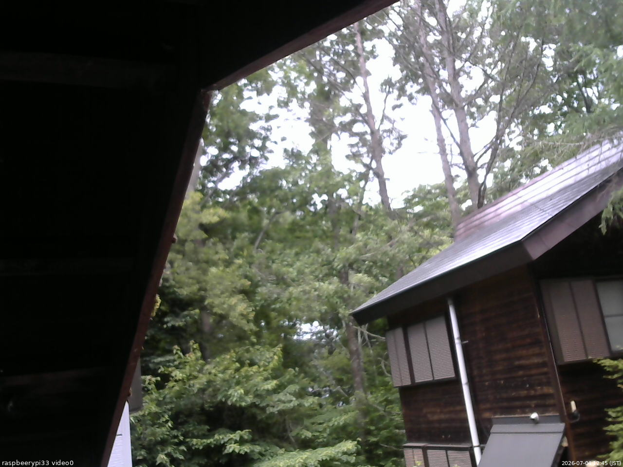長野県菅平高原 ゆたか山荘 北側 2026/07/04 12:45