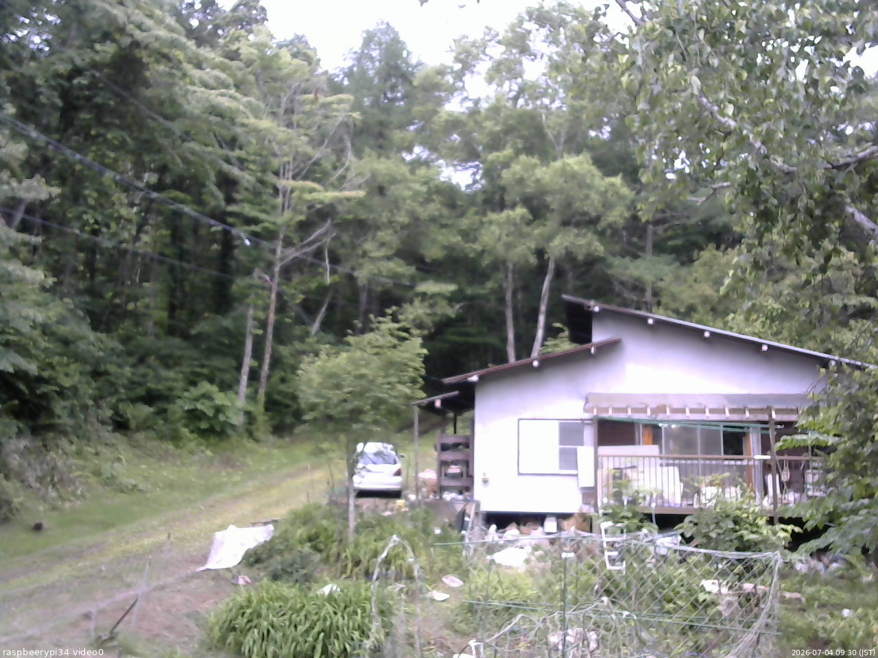 長野県菅平高原 ゆたか山荘 西側(坂上) 2026/07/04 09:30