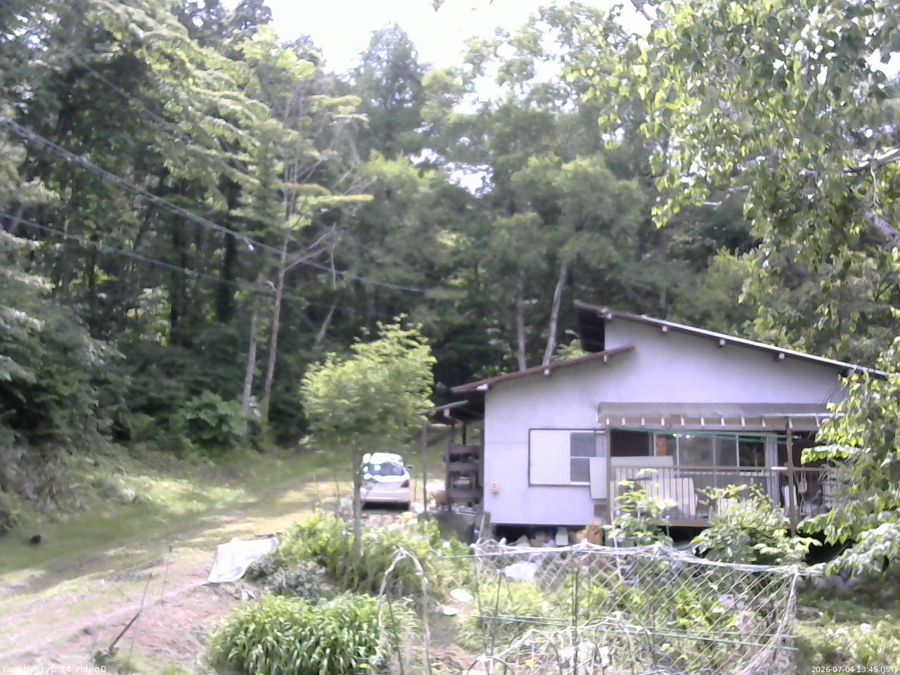 長野県菅平高原 ゆたか山荘 西側(坂上) 2026/07/04 13:45