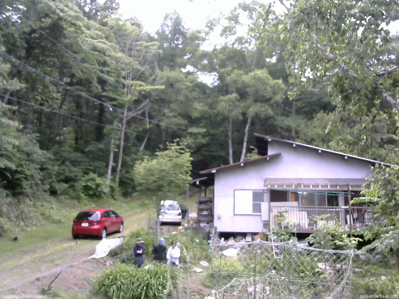 長野県菅平高原 ゆたか山荘 西側(坂上) 2026/07/04 14:45