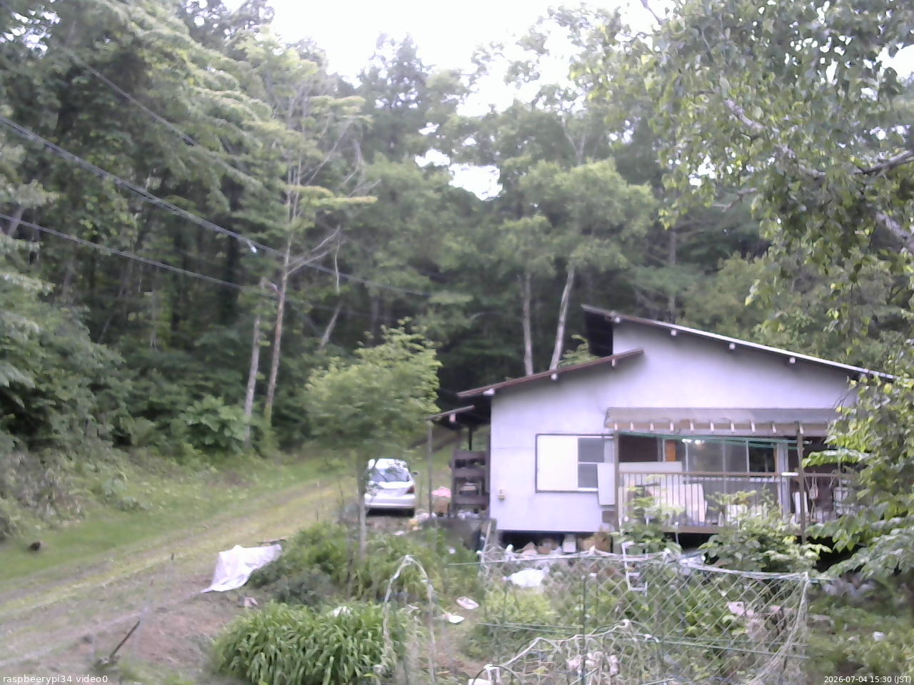 長野県菅平高原 ゆたか山荘 西側(坂上) 2026/07/04 15:30