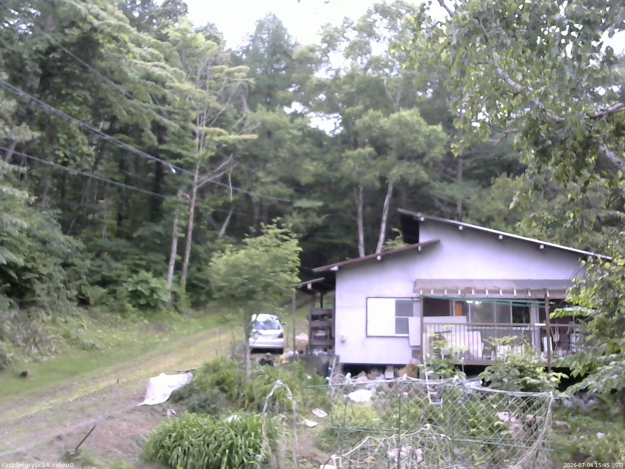 長野県菅平高原 ゆたか山荘 西側(坂上) 2026/07/04 15:45