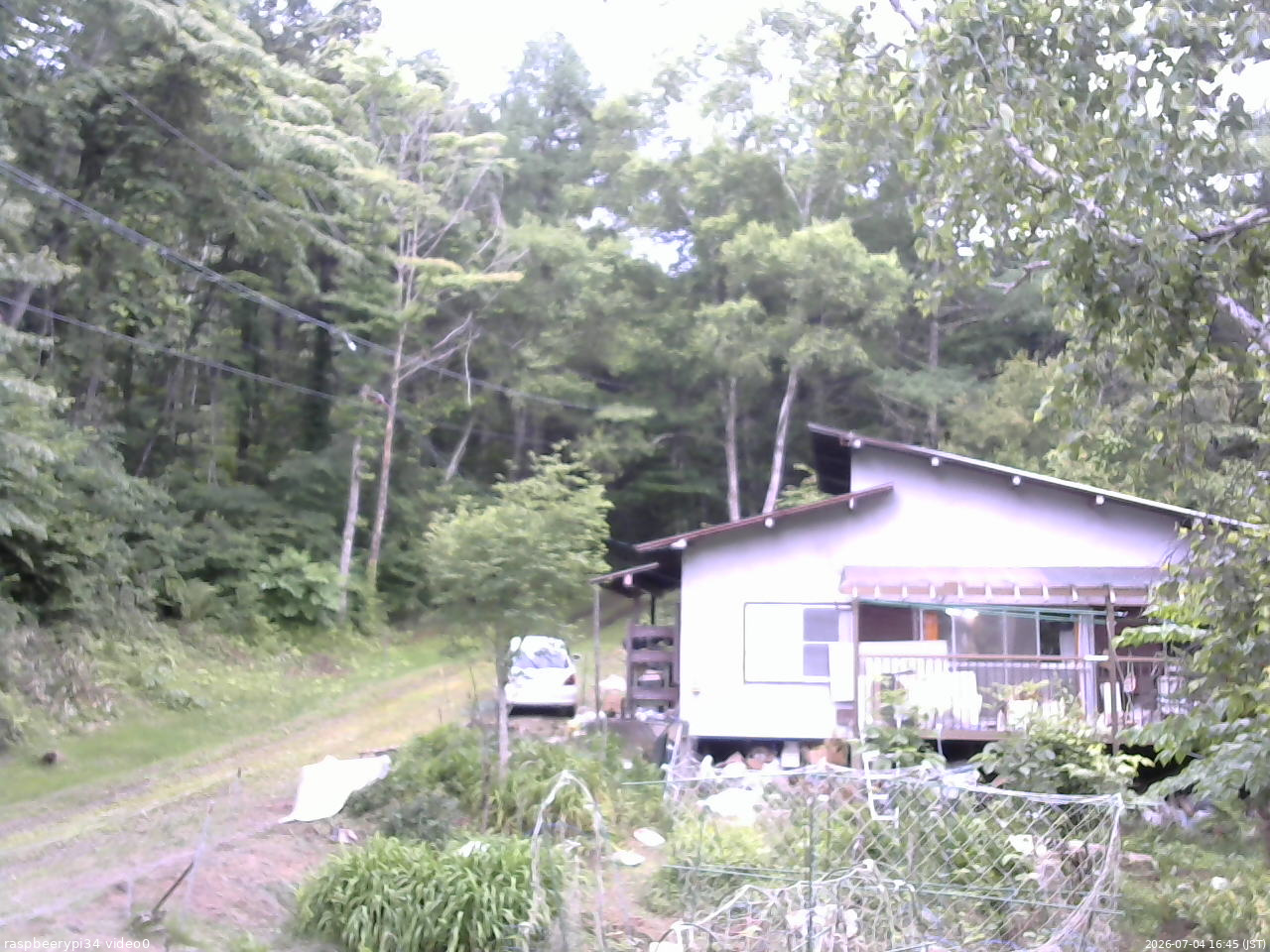 長野県菅平高原 ゆたか山荘 西側(坂上) 2026/07/04 16:45