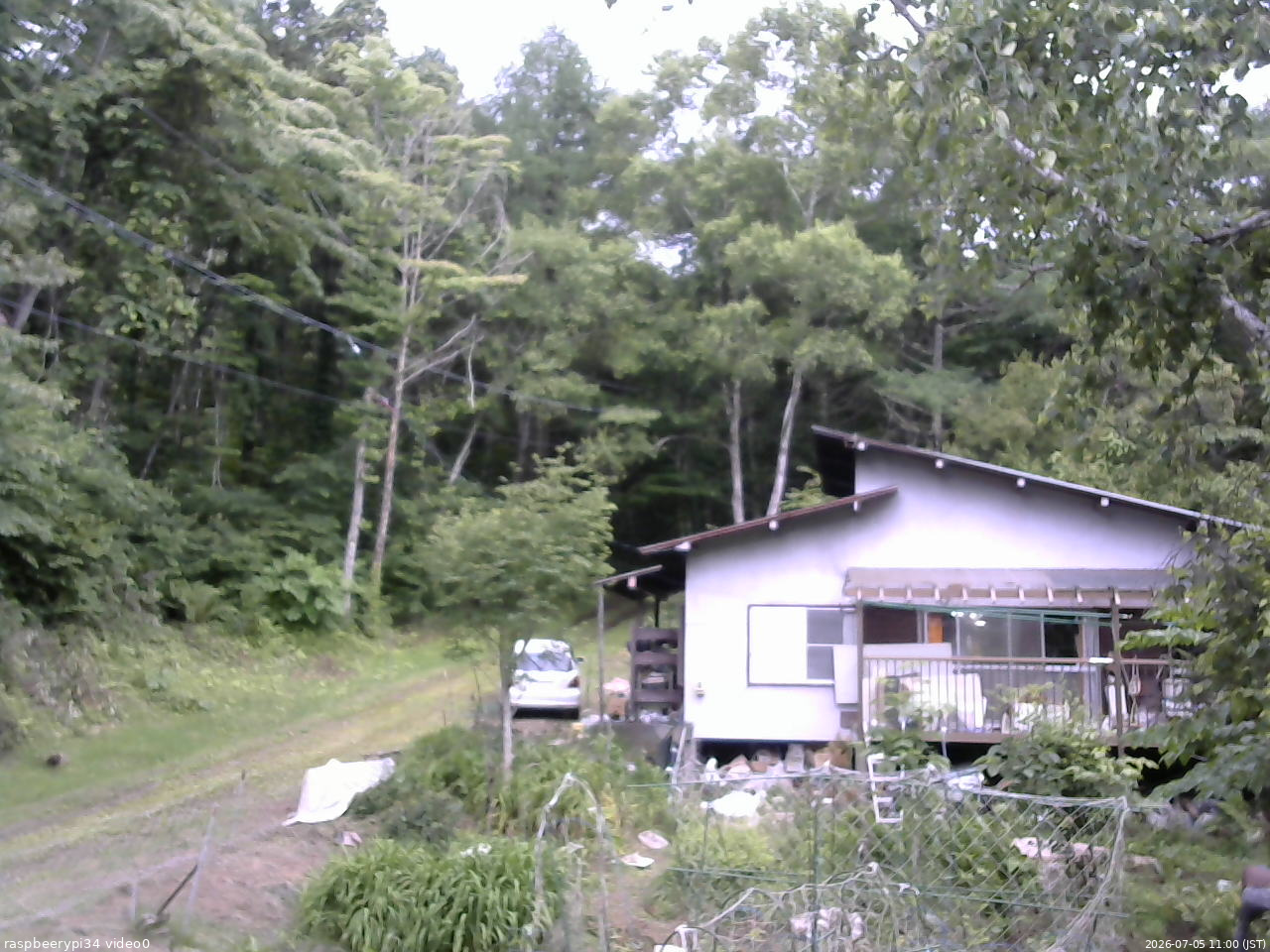 長野県菅平高原 ゆたか山荘 西側(坂上) 2026/07/05 11:00