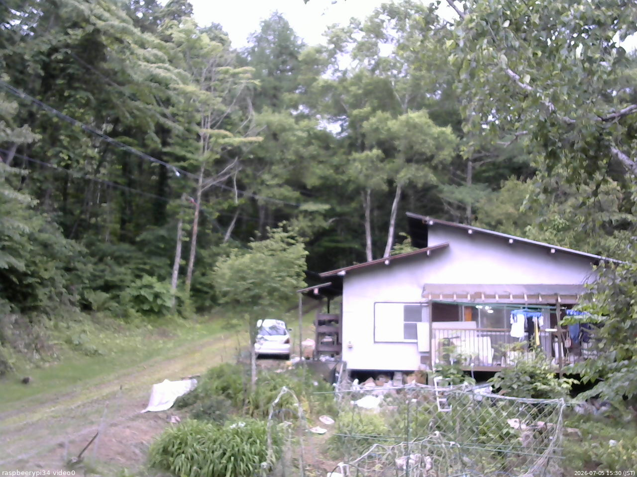 長野県菅平高原 ゆたか山荘 西側(坂上) 2026/07/05 15:30