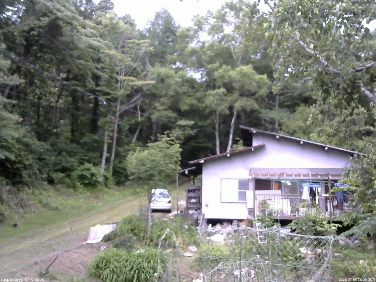 長野県菅平高原 ゆたか山荘 西側(坂上) 2026/07/05 16:00
