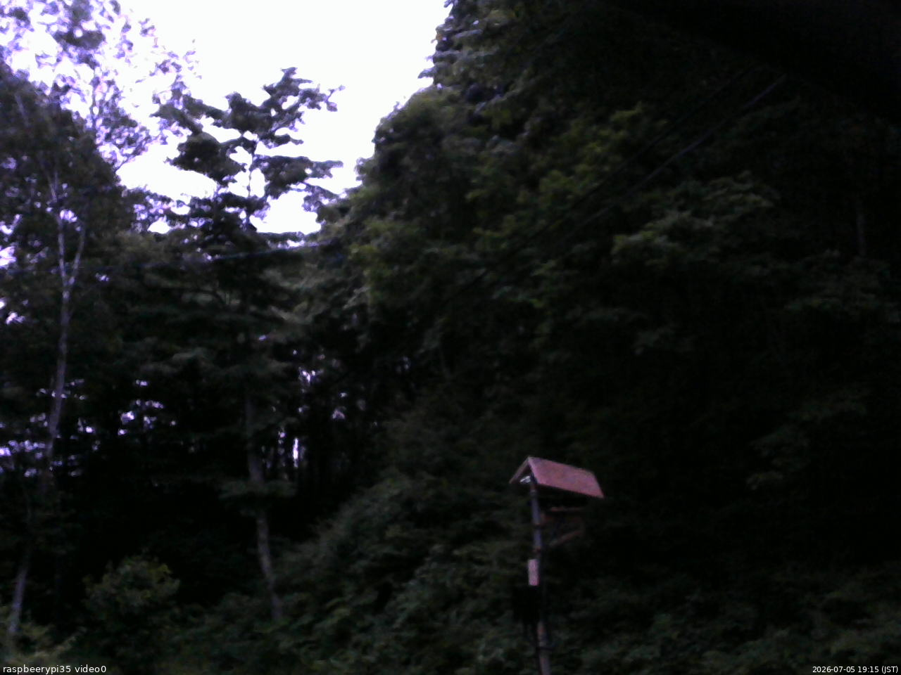 長野県菅平高原 ゆたか山荘 温度計 2026/07/05 19:15