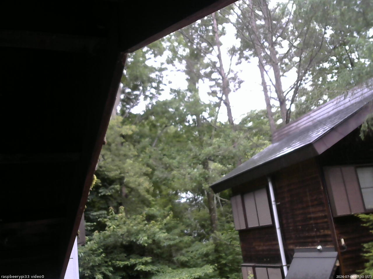 長野県菅平高原 ゆたか山荘 北側 2026/07/06 07:30