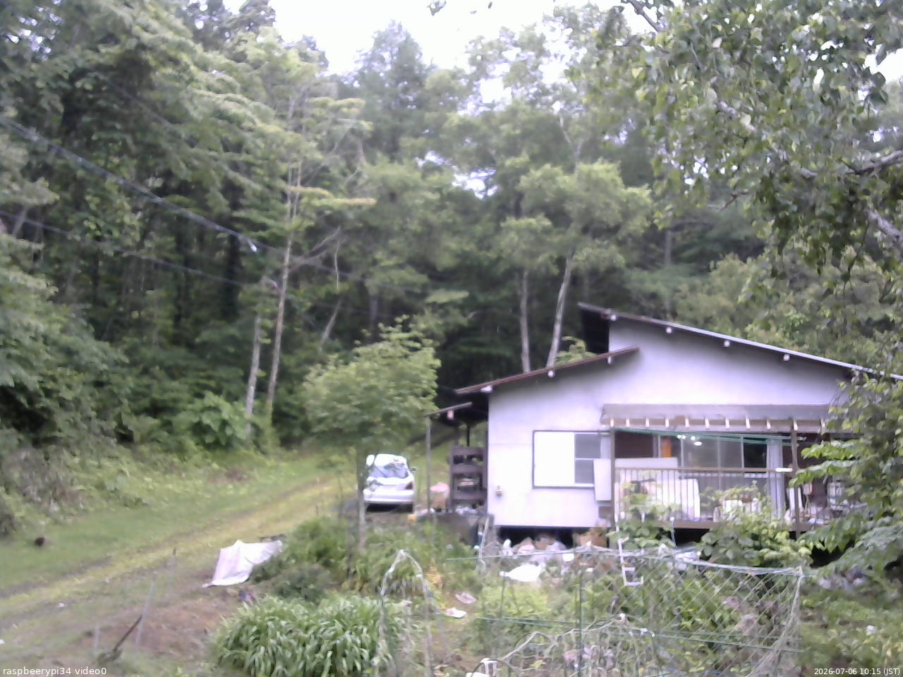 長野県菅平高原 ゆたか山荘 西側(坂上) 2026/07/06 10:15