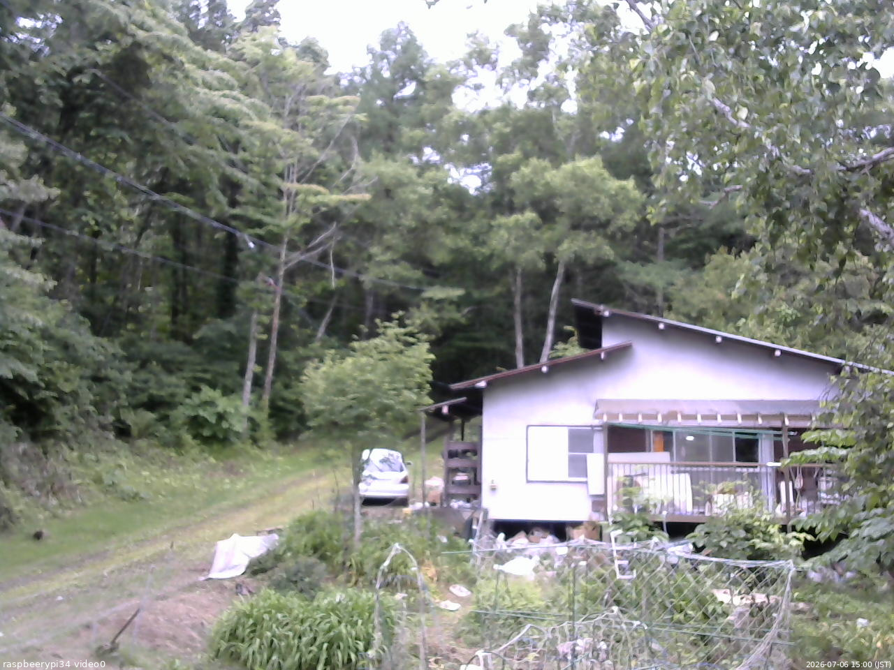 長野県菅平高原 ゆたか山荘 西側(坂上) 2026/07/06 15:00