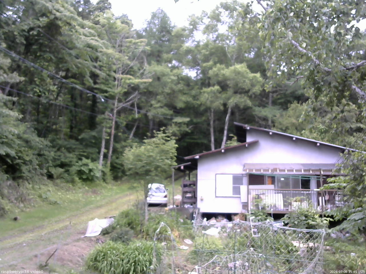長野県菅平高原 ゆたか山荘 西側(坂上) 2026/07/06 15:45