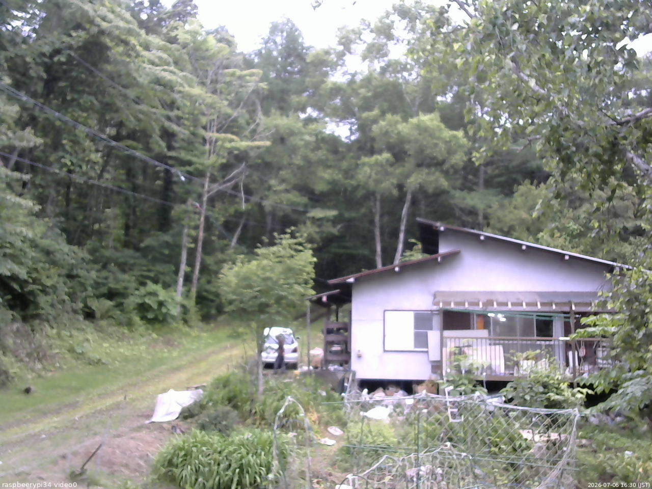 長野県菅平高原 ゆたか山荘 西側(坂上) 2026/07/06 16:30