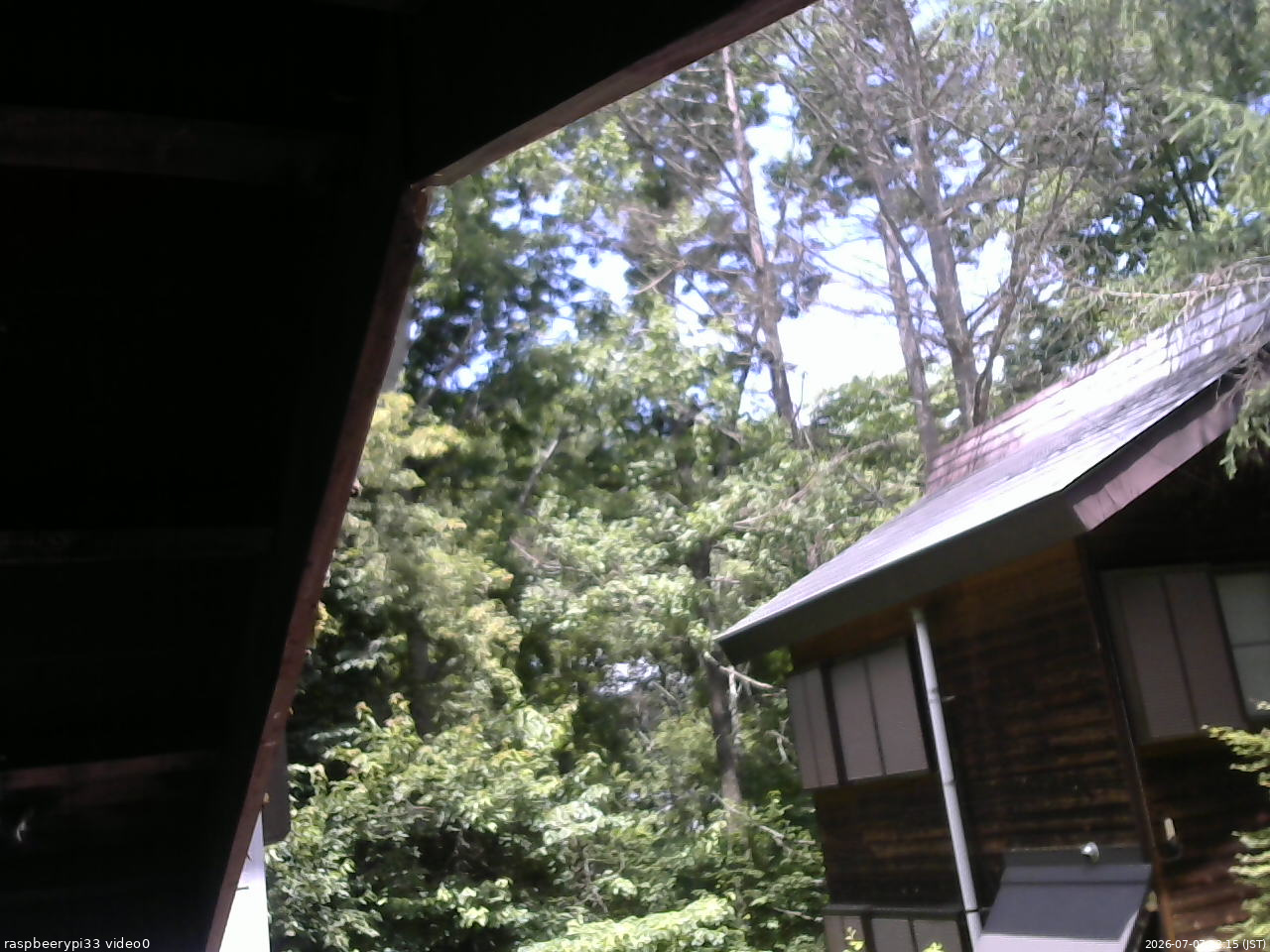長野県菅平高原 ゆたか山荘 北側 2026/07/07 12:15