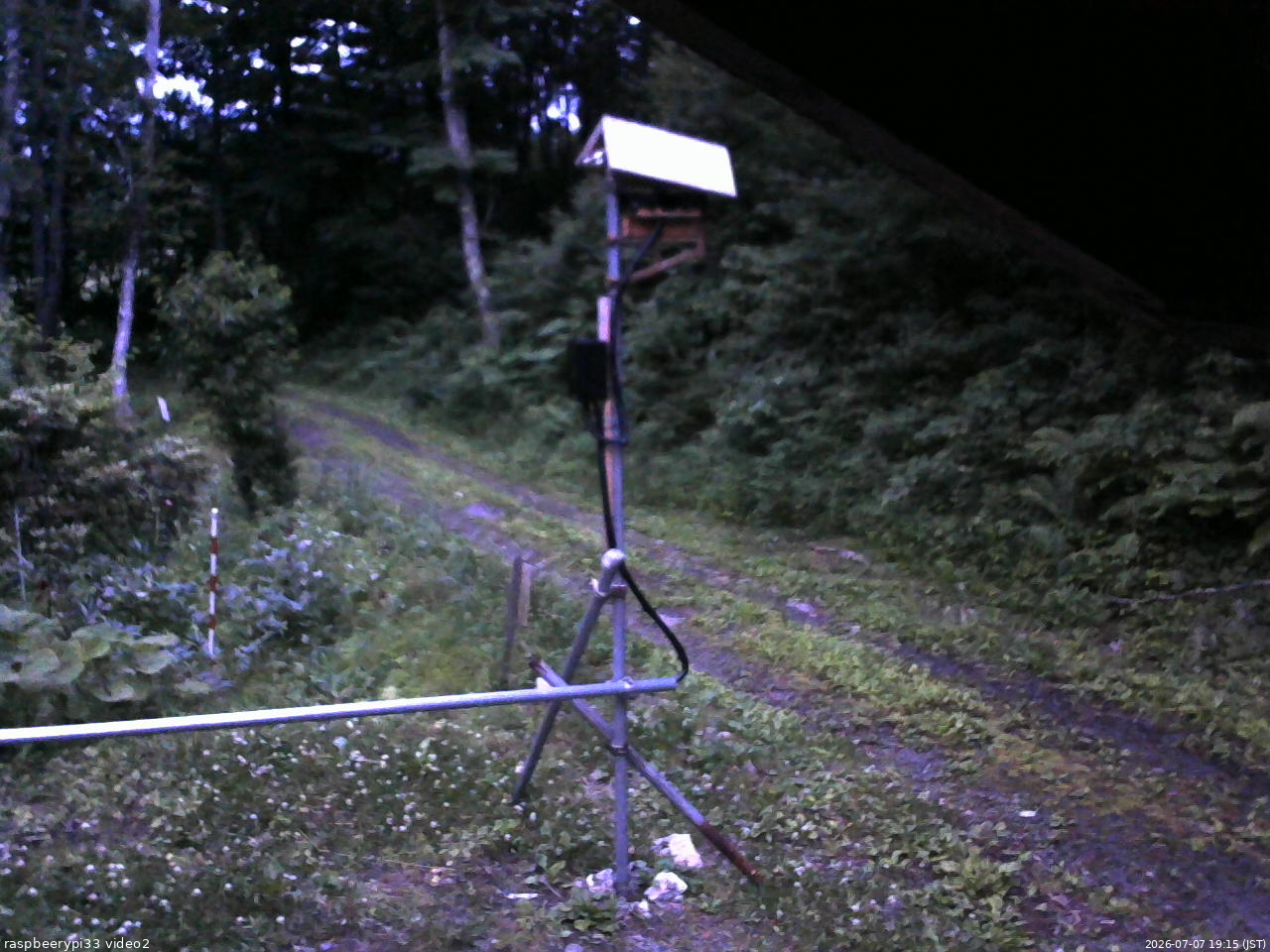 長野県菅平高原 ゆたか山荘 南側 2026/07/07 19:15