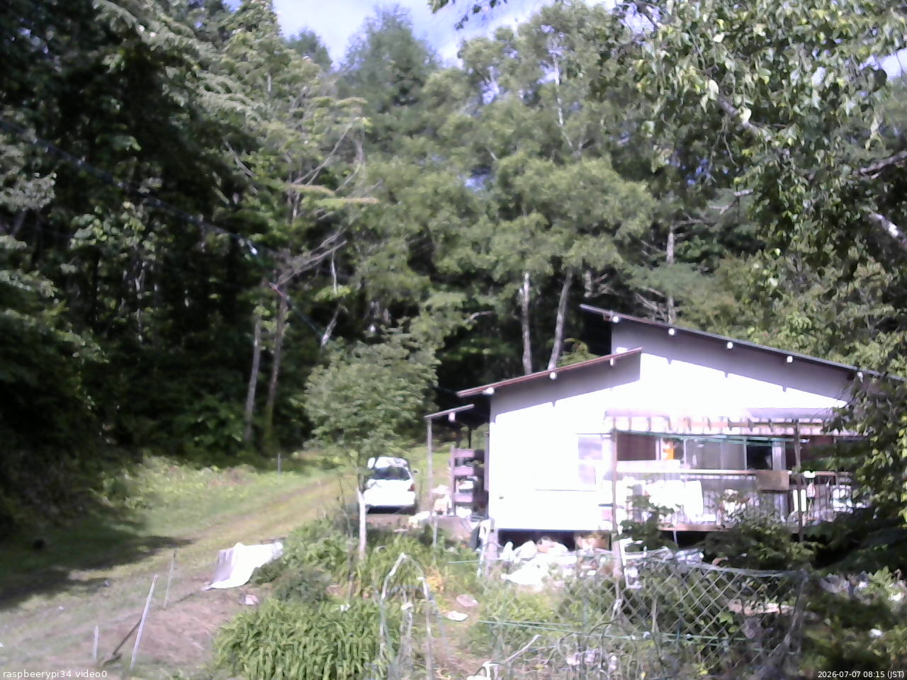 長野県菅平高原 ゆたか山荘 西側(坂上) 2026/07/07 08:15