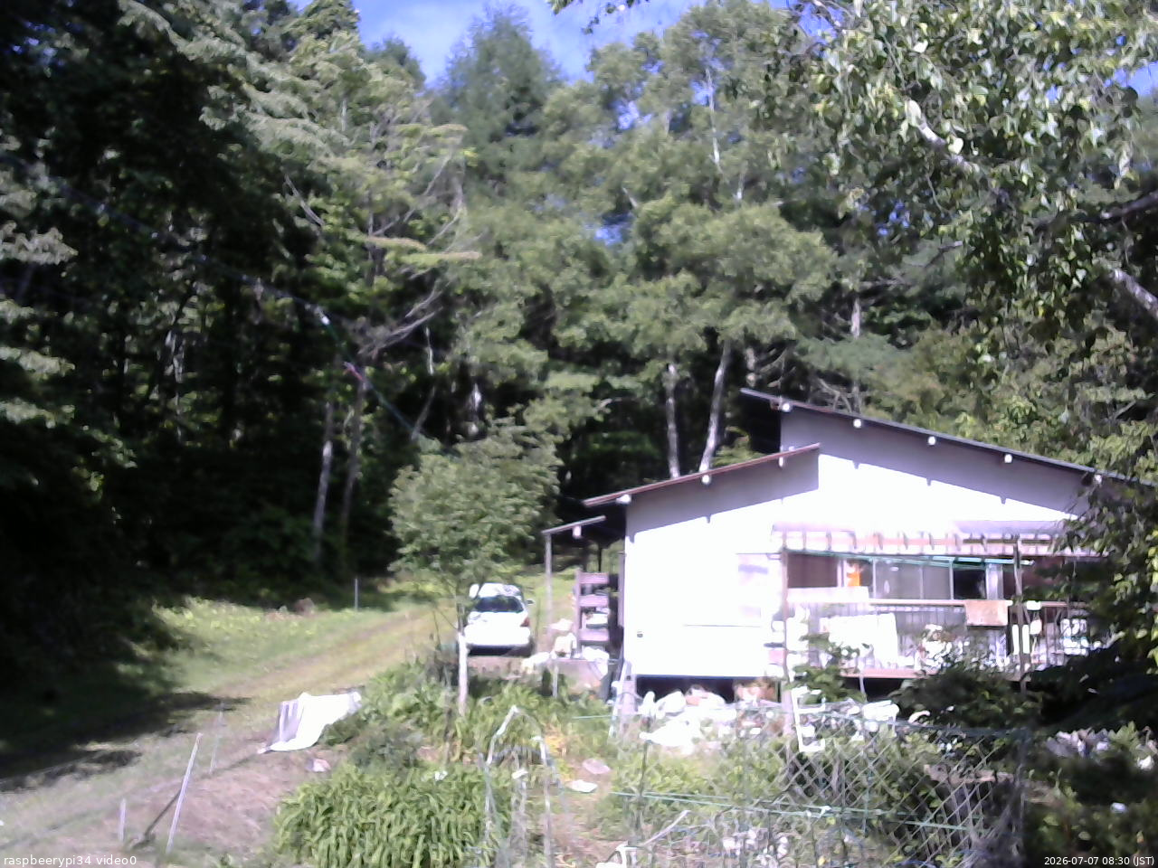 長野県菅平高原 ゆたか山荘 西側(坂上) 2026/07/07 08:30