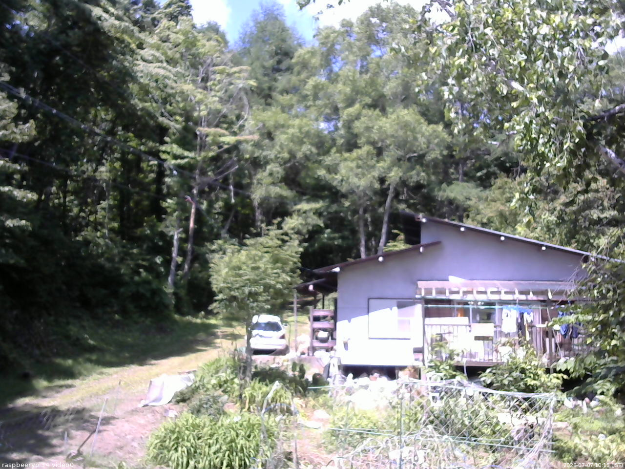 長野県菅平高原 ゆたか山荘 西側(坂上) 2026/07/07 10:15
