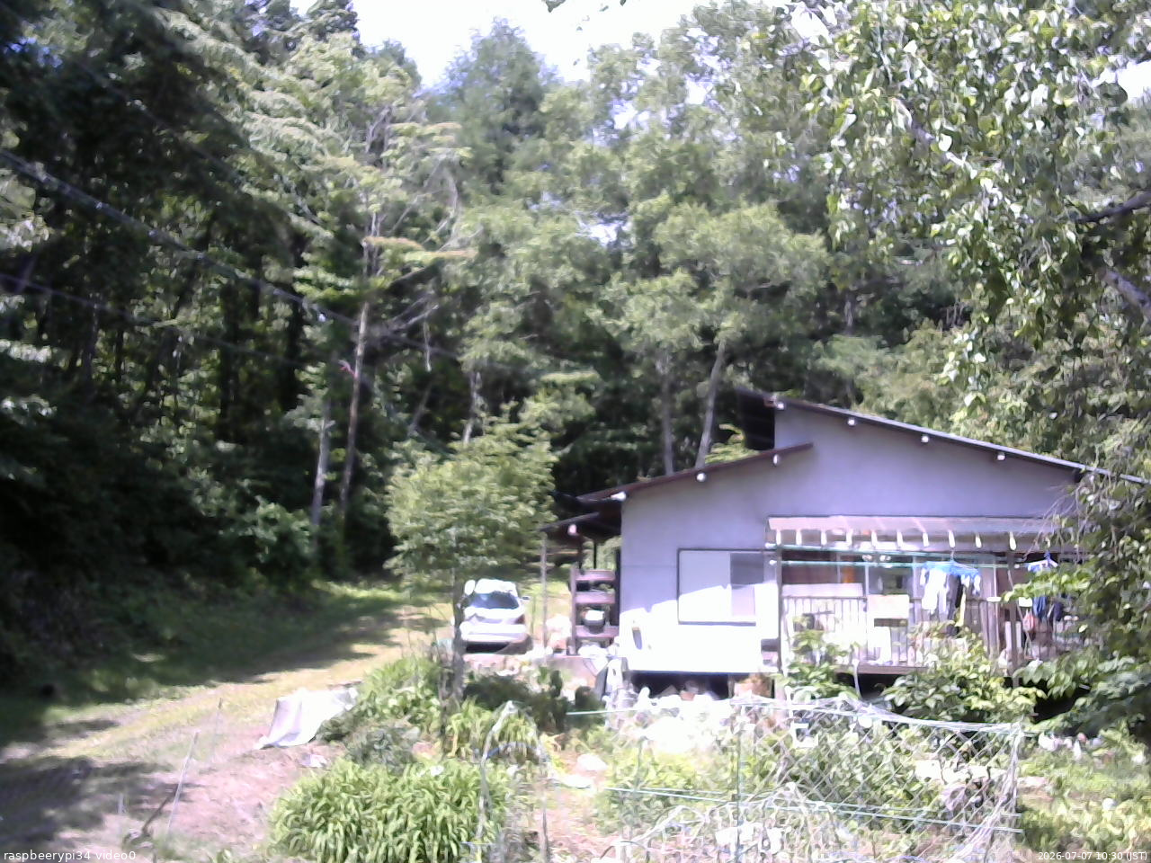 長野県菅平高原 ゆたか山荘 西側(坂上) 2026/07/07 10:30