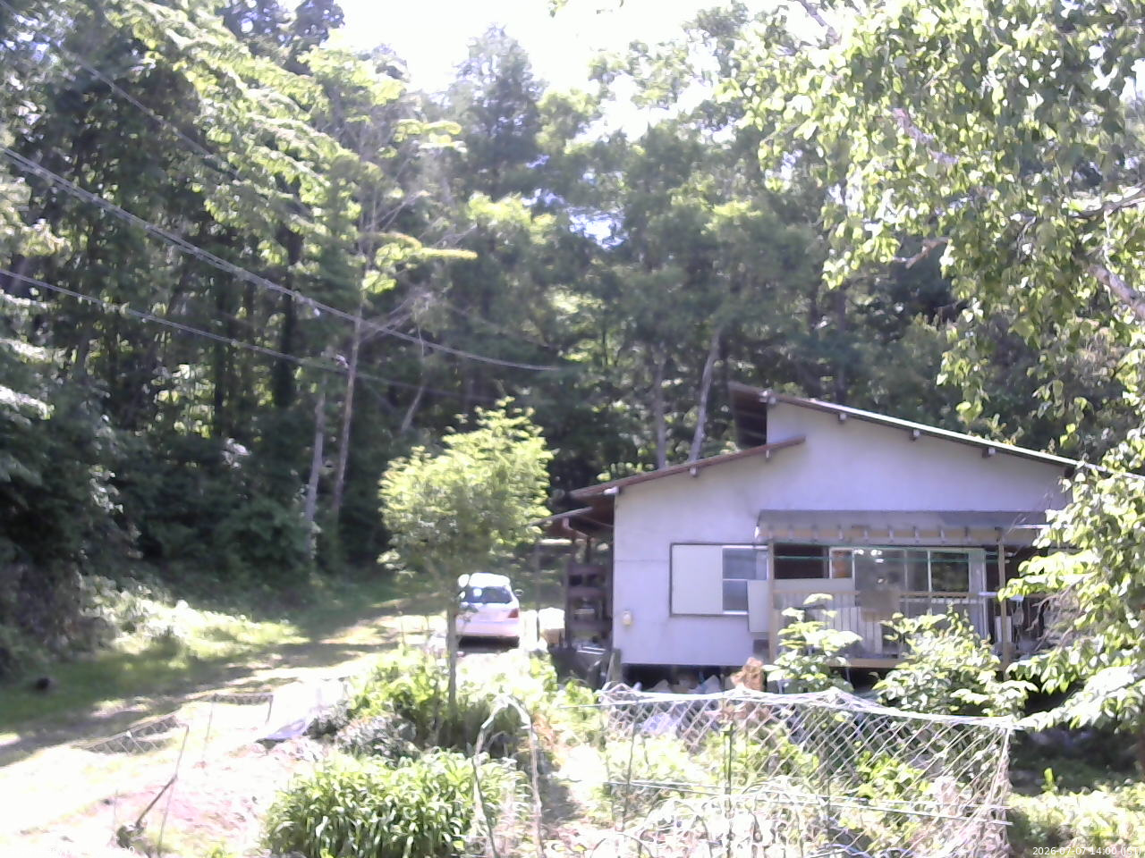 長野県菅平高原 ゆたか山荘 西側(坂上) 2026/07/07 14:00