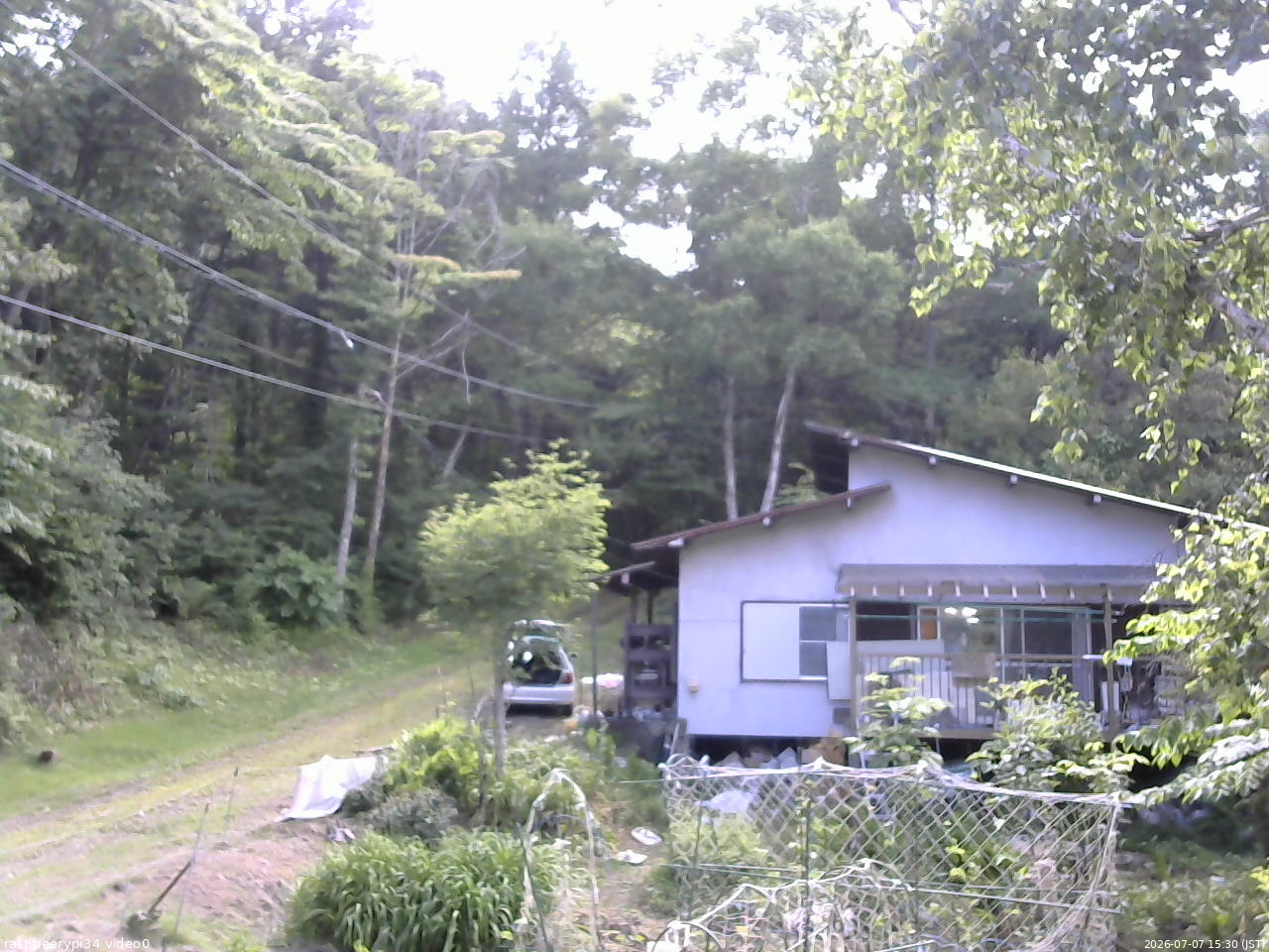 長野県菅平高原 ゆたか山荘 西側(坂上) 2026/07/07 15:30