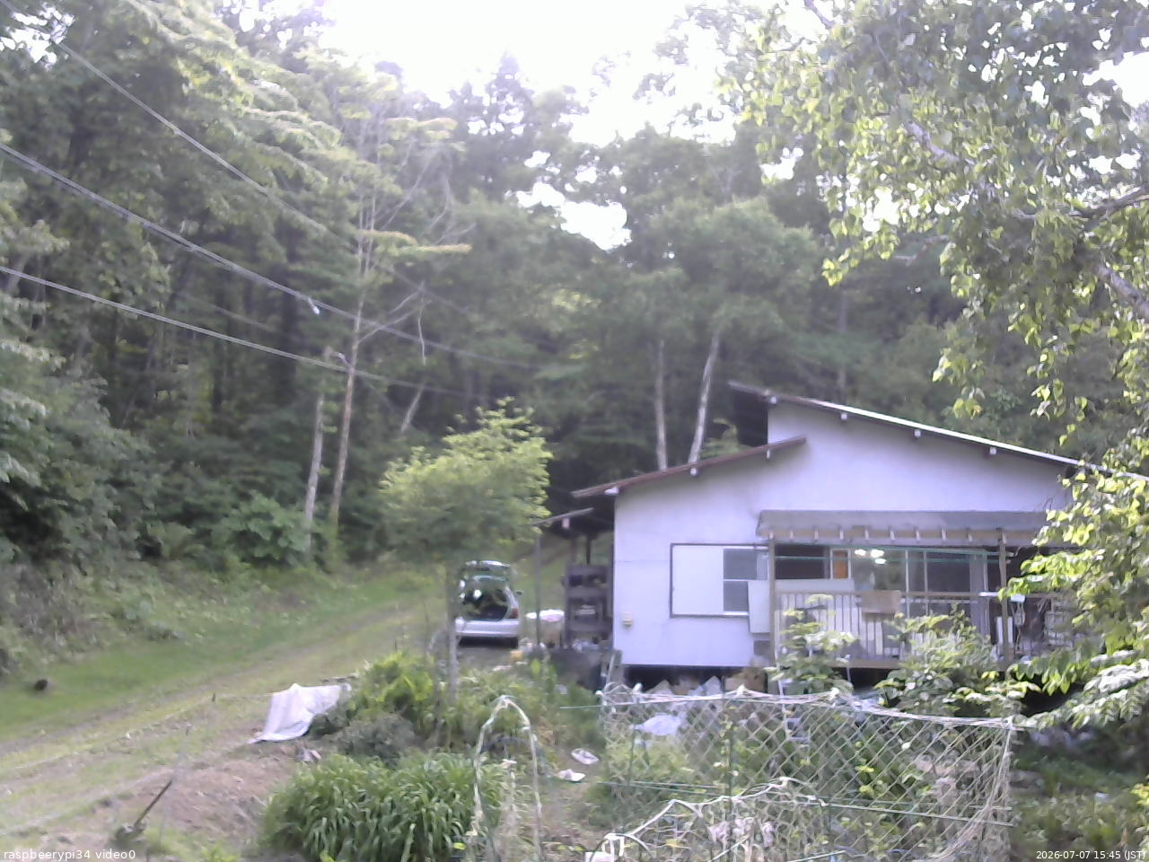 長野県菅平高原 ゆたか山荘 西側(坂上) 2026/07/07 15:45
