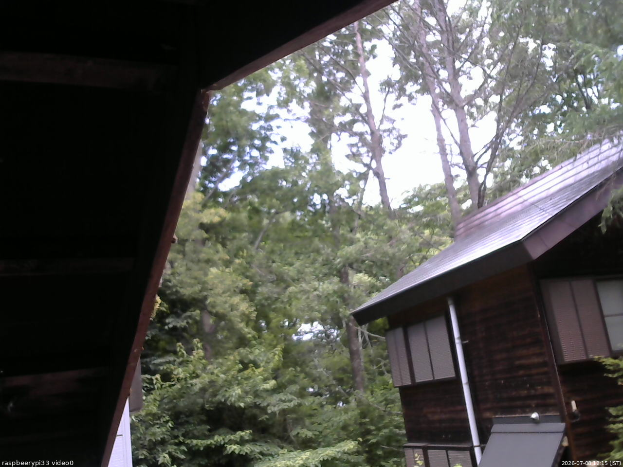 長野県菅平高原 ゆたか山荘 北側 2026/07/08 12:15