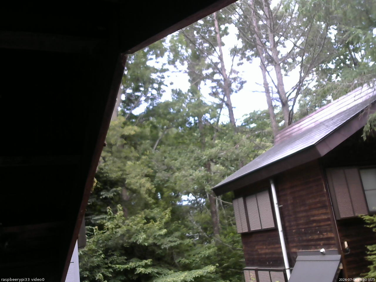 長野県菅平高原 ゆたか山荘 北側 2026/07/08 15:30