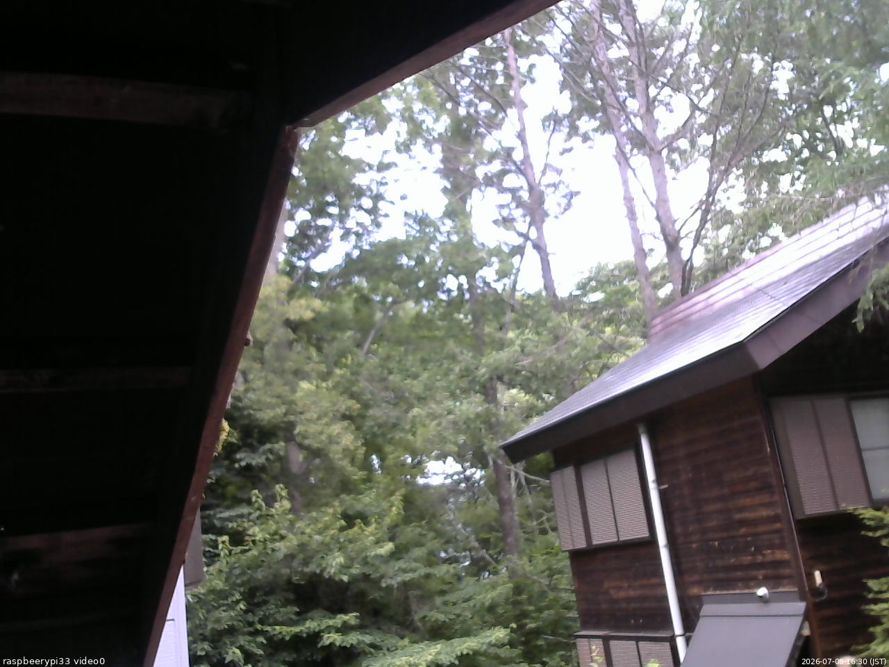 長野県菅平高原 ゆたか山荘 北側 2026/07/08 16:30