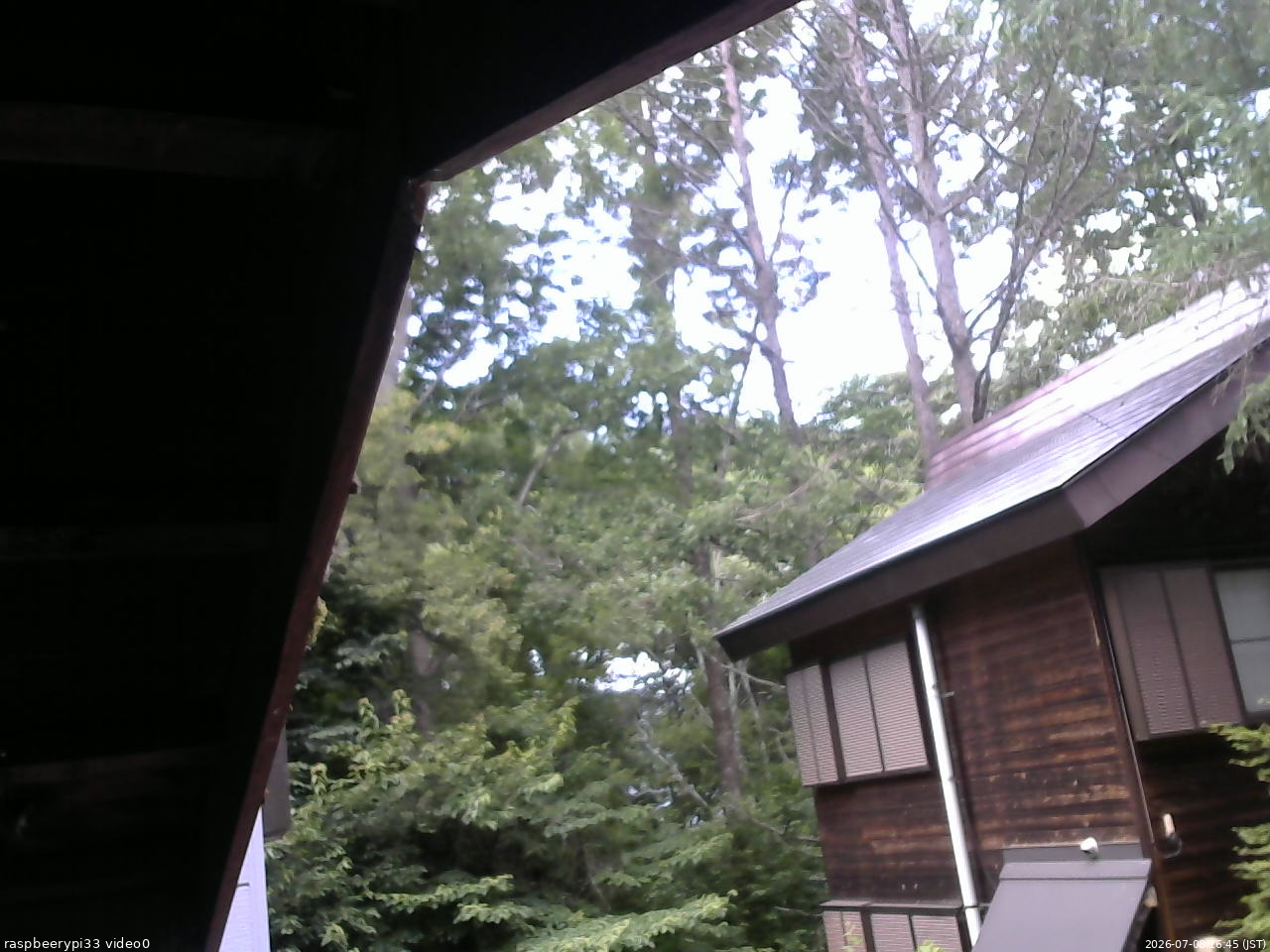 長野県菅平高原 ゆたか山荘 北側 2026/07/08 16:45