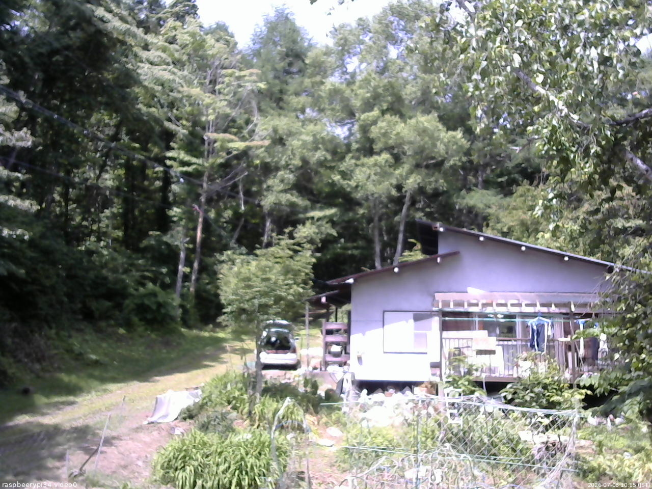 長野県菅平高原 ゆたか山荘 西側(坂上) 2026/07/08 10:15