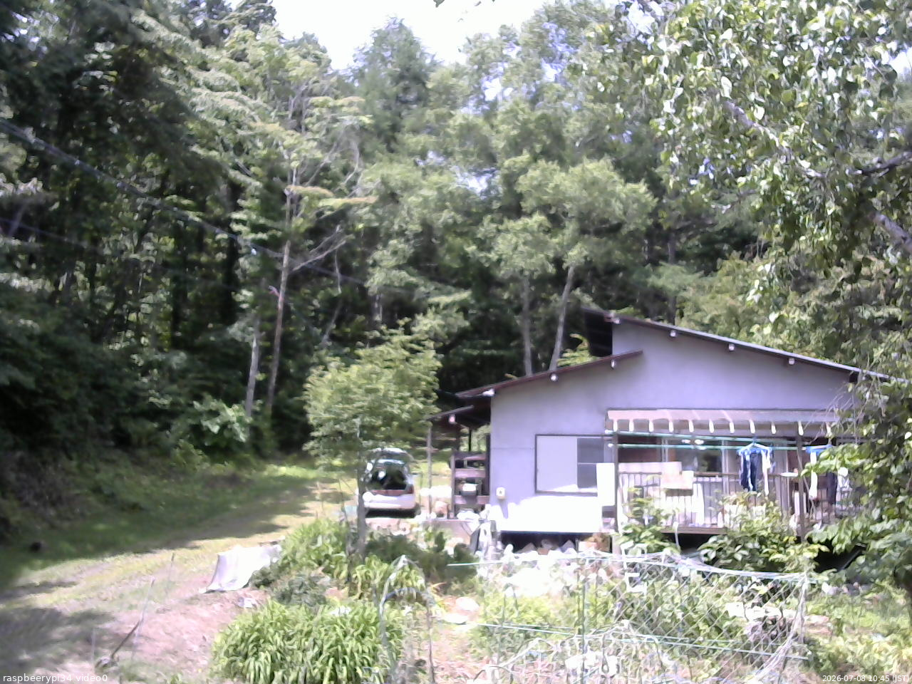 長野県菅平高原 ゆたか山荘 西側(坂上) 2026/07/08 10:45