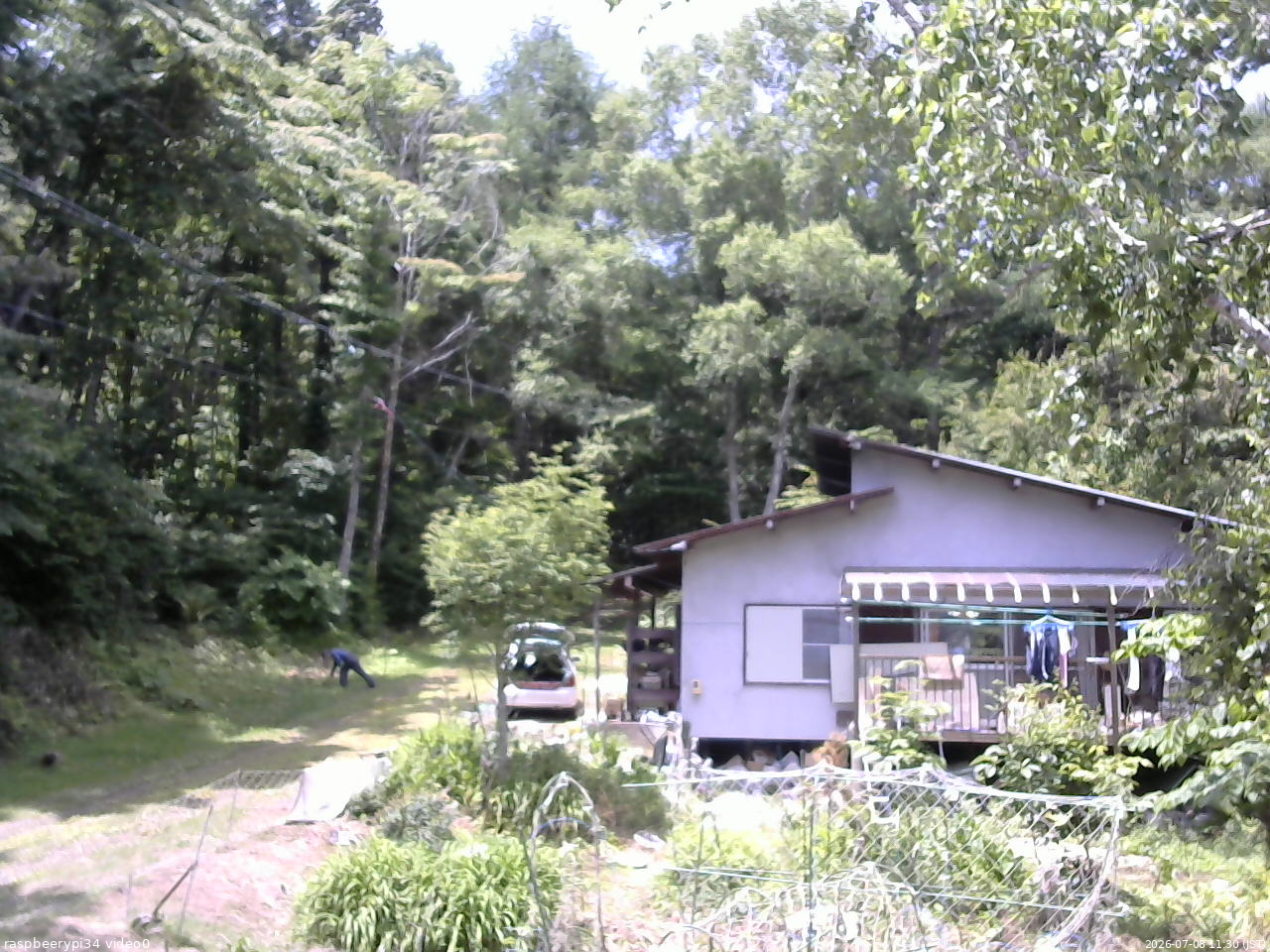 長野県菅平高原 ゆたか山荘 西側(坂上) 2026/07/08 11:30