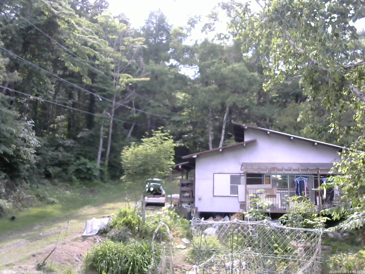 長野県菅平高原 ゆたか山荘 西側(坂上) 2026/07/08 14:45