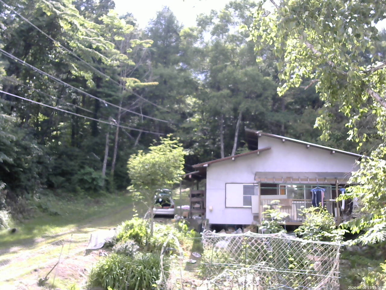 長野県菅平高原 ゆたか山荘 西側(坂上) 2026/07/08 15:15
