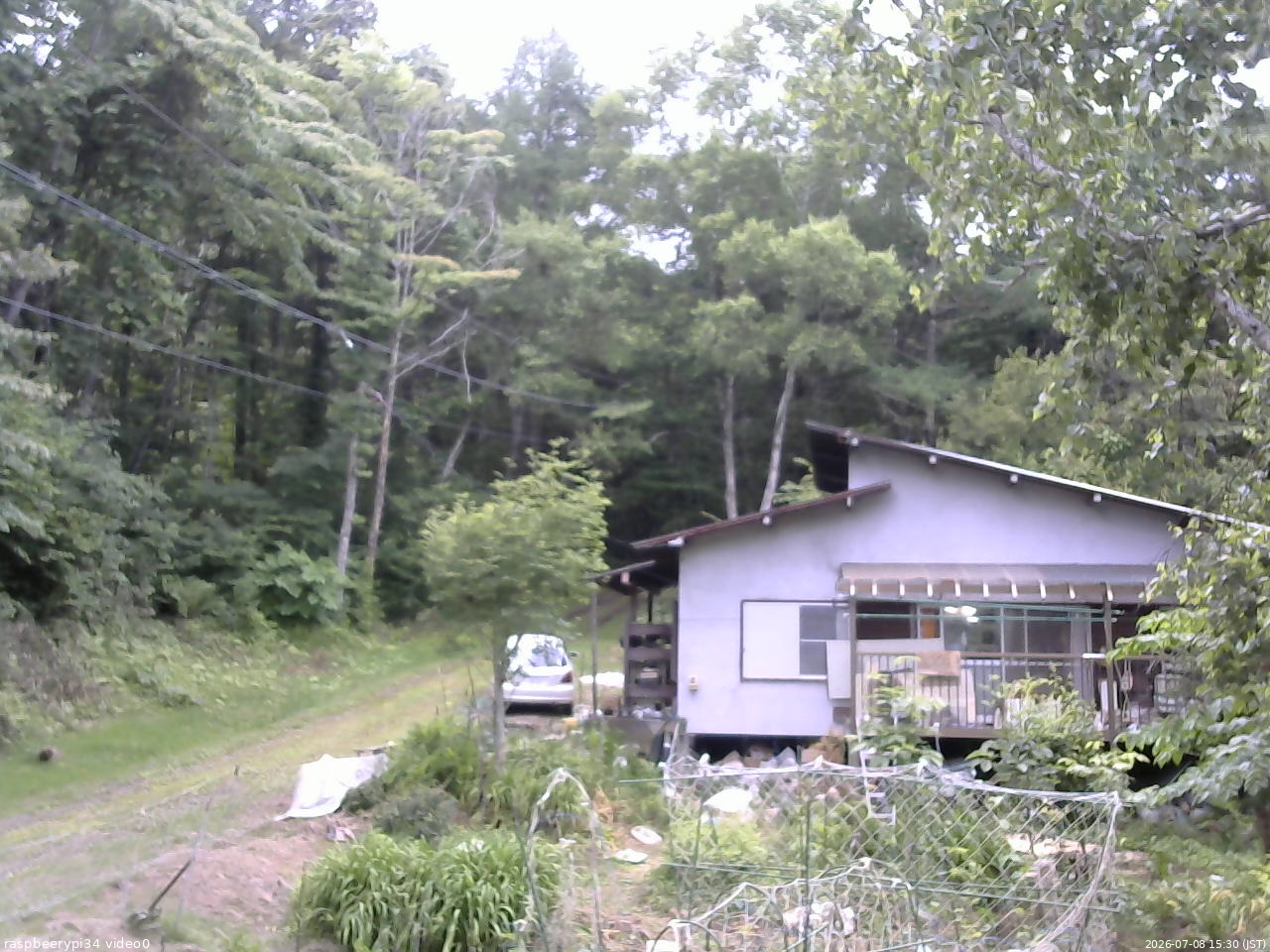 長野県菅平高原 ゆたか山荘 西側(坂上) 2026/07/08 15:30