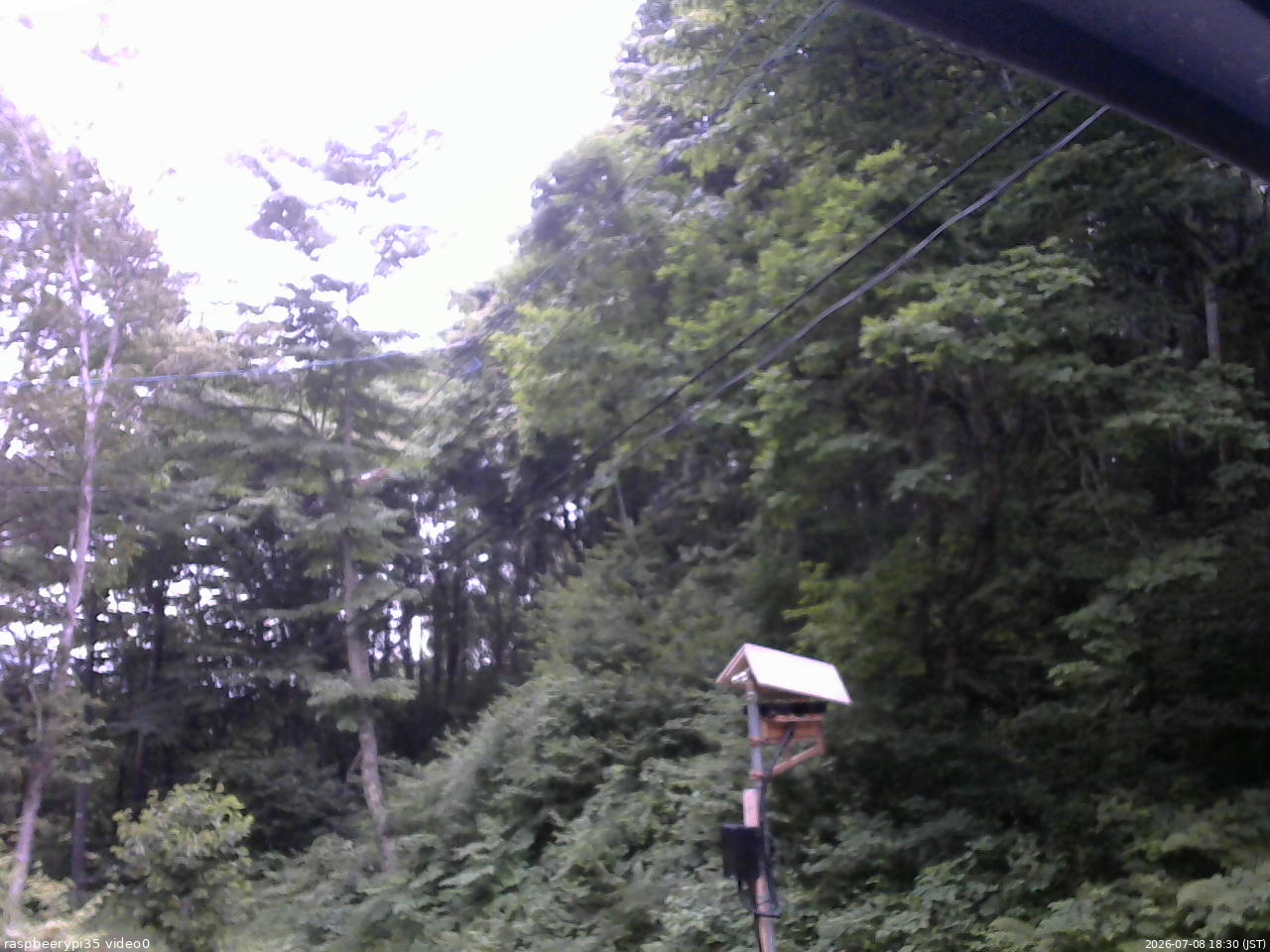 長野県菅平高原 ゆたか山荘 温度計 2026/07/08 18:30