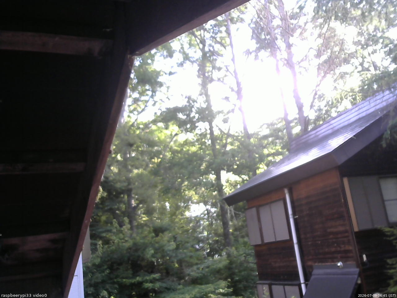 長野県菅平高原 ゆたか山荘 北側 2026/07/09 06:45